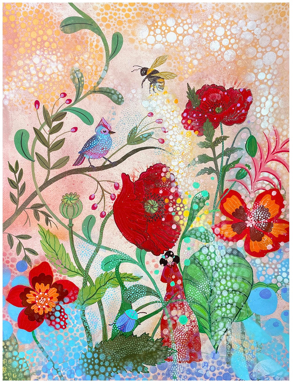 Fine Art Print, Honey Bee