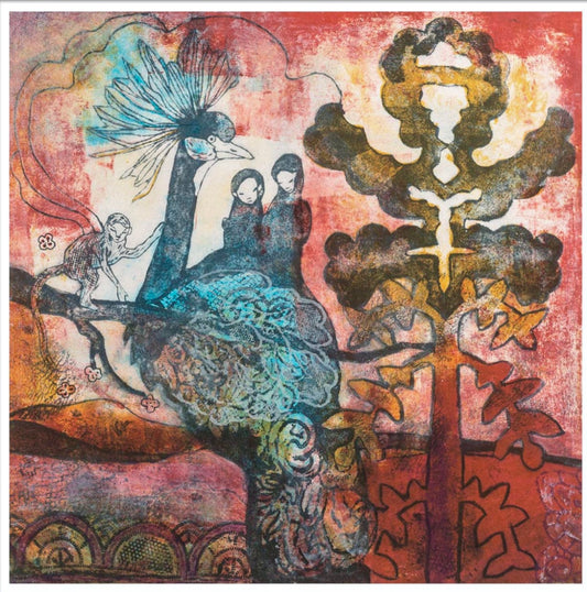 LITOGRAFI | HEMFÄRD| Konst av © Catharina Edlund